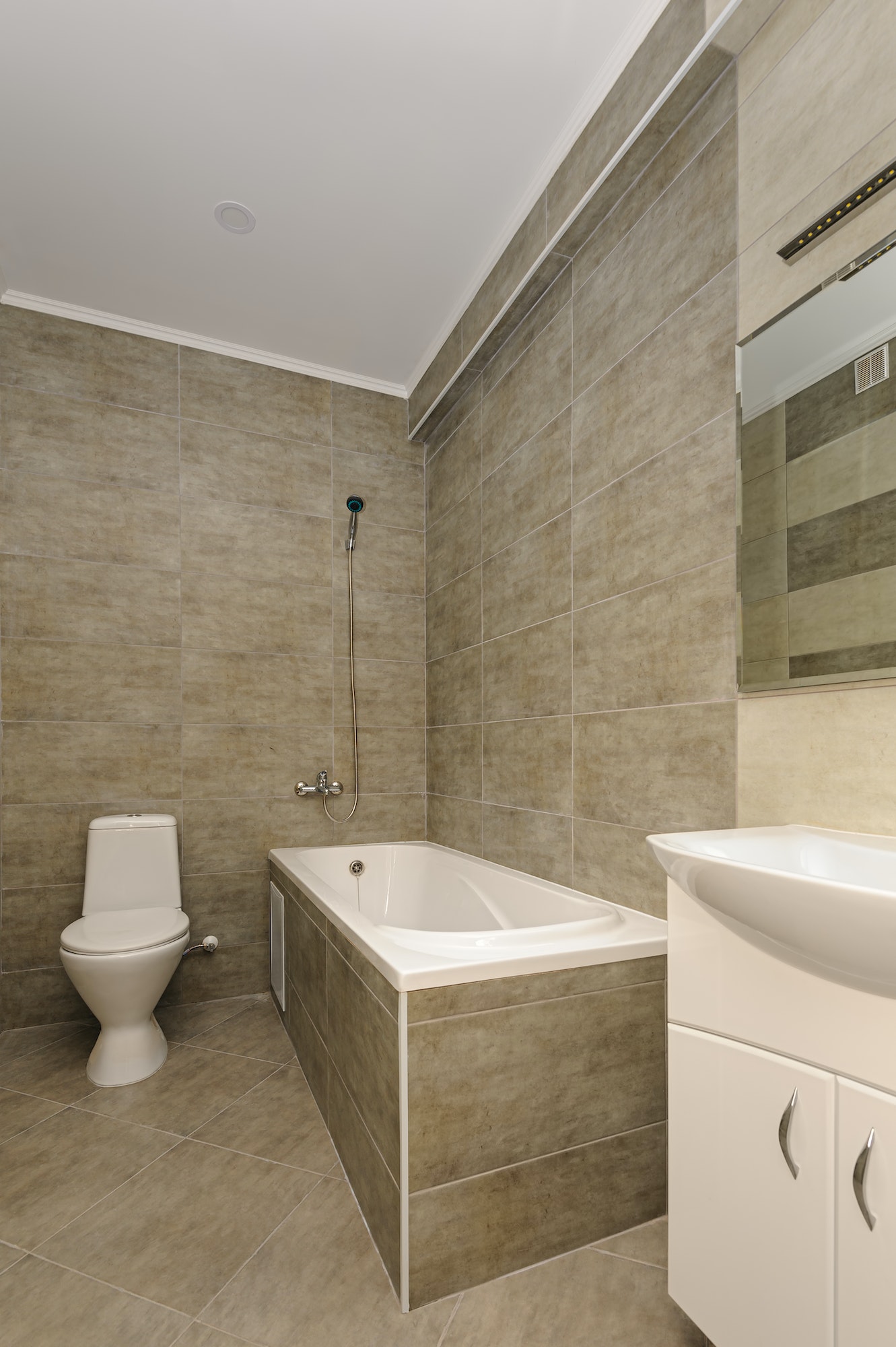 Modern bathroom interior
